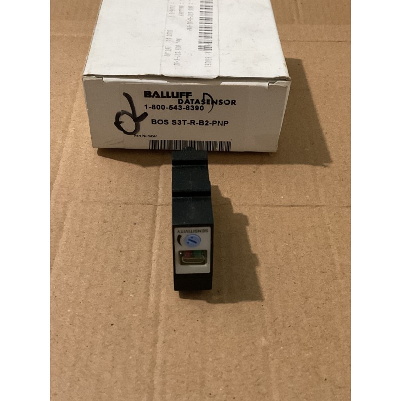 Balluff BOS S3T-R-B2-PNP Polarized Retro-Reflective Photoelectric Sensor Balluff BOS S3T-R-B2-PNP Polarized Retro-Reflective Photoelectric Sensor