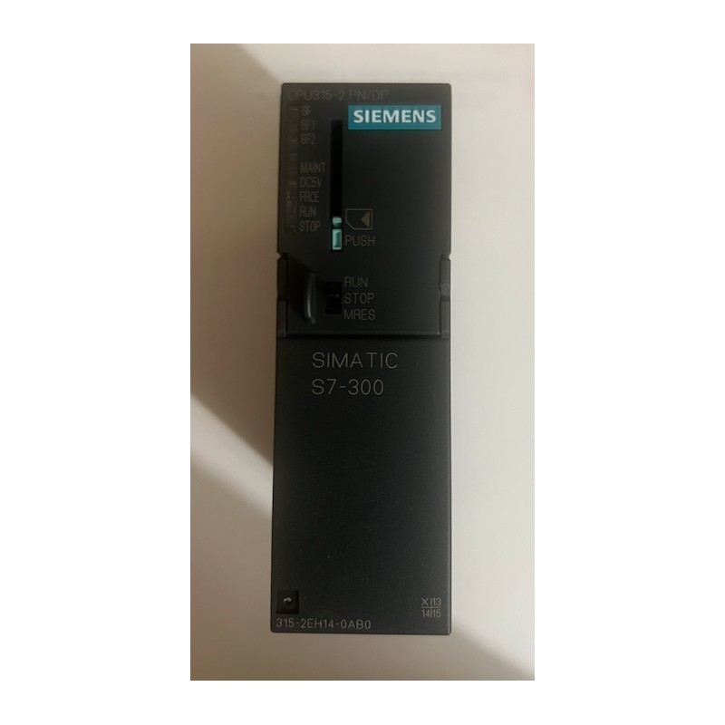 Siemens 6ES7 315-2EH14-0AB0 SIMATIC S7-300 CPU 315-2 PN/DP Siemens 6ES7 315-2EH14-0AB0 SIMATIC S7-300 CPU 315-2 PN/DP