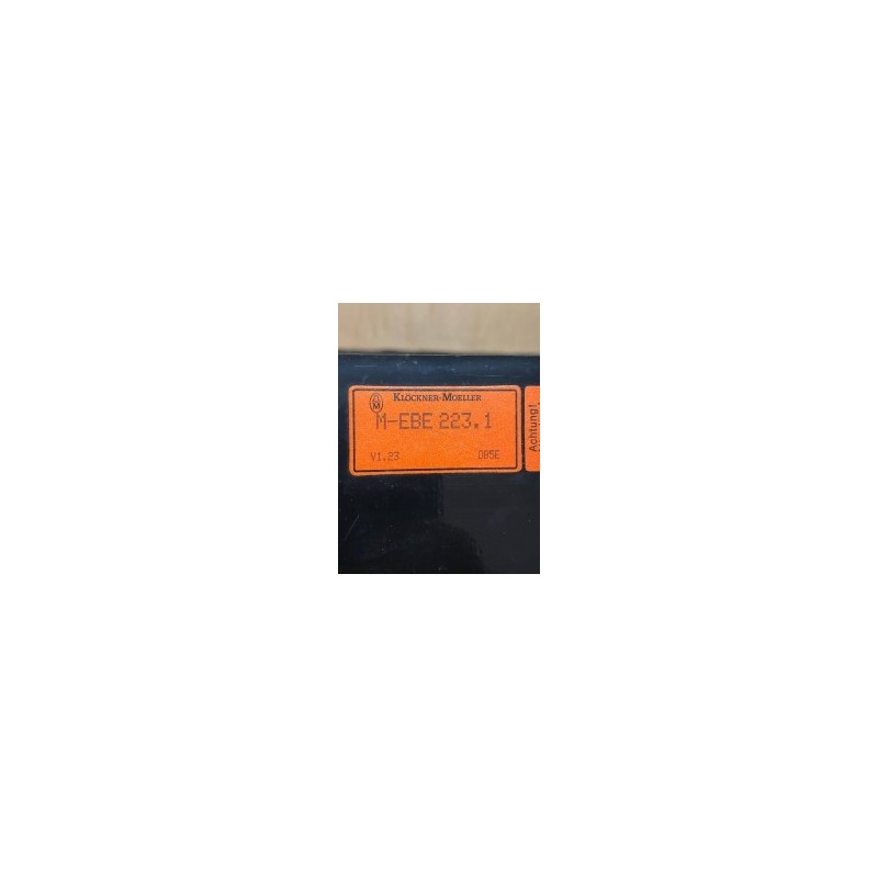 Moeller M-EBE Compact - Reliable Industrial Automation Controller. Moeller M-EBE Compact - Reliable Industrial Automation Controller.