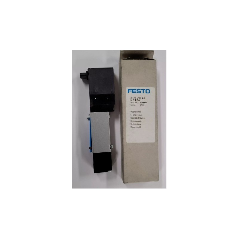 Festo MT2H-5/3E-4,0-S-VI-B 5/3-Way Solenoid Valve – Specifications and Pricing Festo MT2H-5/3E-4,0-S-VI-B 5/3-Way Solenoid Valve – Specifications and Pricing