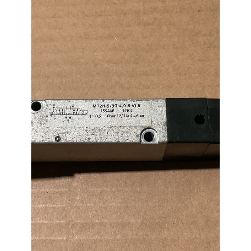 Festo MT2H-5/3G-4,0-S-VI-B 5/3-Way Solenoid Valve – Specifications and Pricing Festo MT2H-5/3G-4,0-S-VI-B 5/3-Way Solenoid Valve – Specifications and Pricing