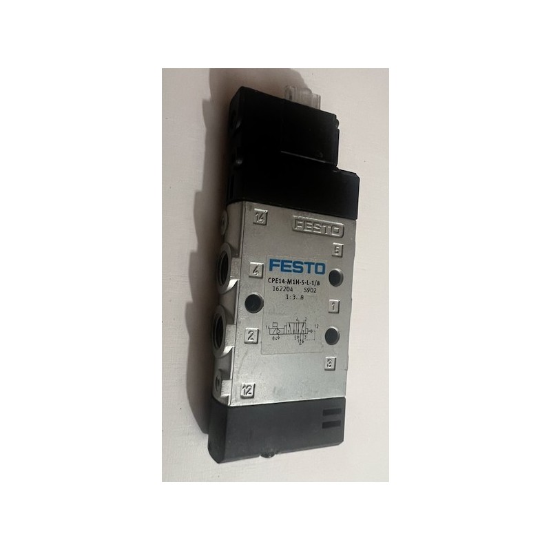 Festo CPE14-M1H-5-L-1/8 5/2-Way Monostable Solenoid Valve – Specifications and Pricing Festo CPE14-M1H-5-L-1/8 5/2-Way Monostable Solenoid Valve – Specifications and Pricing