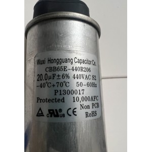 WUXI CBB65E-440R206 20 µF 440 VAC Motor Run Capacitor – Reliable HVAC Component