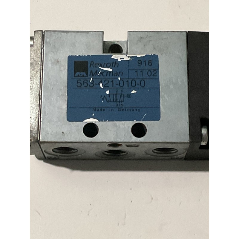 Bosch Rexroth Mecman 563-421-010-0 Cam-Operated 3/2-Way Pneumatic Valve Bosch Rexroth Mecman 563-421-010-0 Cam-Operated 3/2-Way Pneumatic Valve