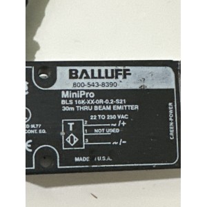 BALLUFF BLS16K-XX-0R-0.2-S21 Through-Beam Photoelectric Sensor Transmitter