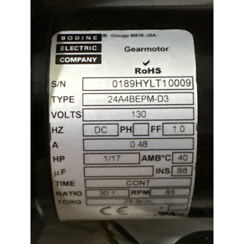 Bodine 24A4BEPM-D3 DC Gearmotor – High Torque and Adjustable Speed Bodine 24A4BEPM-D3 DC Gearmotor – High Torque and Adjustable Speed