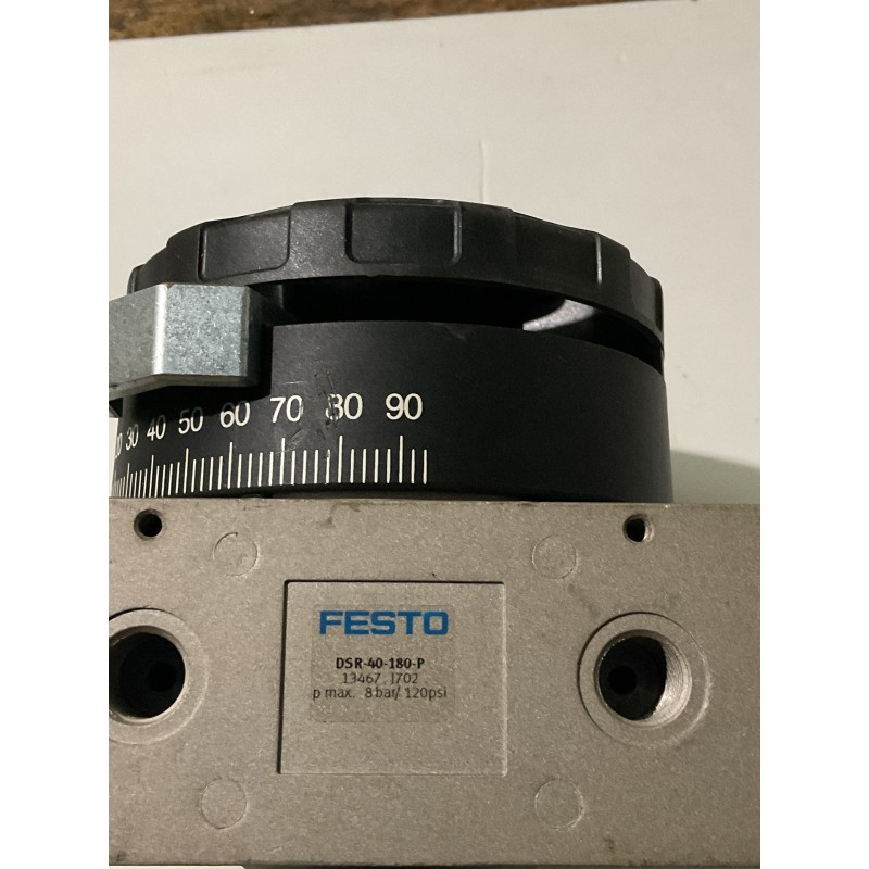 FESTO DSR-40-180-P Semi-Rotary Pneumatic Actuator – 180° Rotation FESTO DSR-40-180-P Semi-Rotary Pneumatic Actuator – 180° Rotation