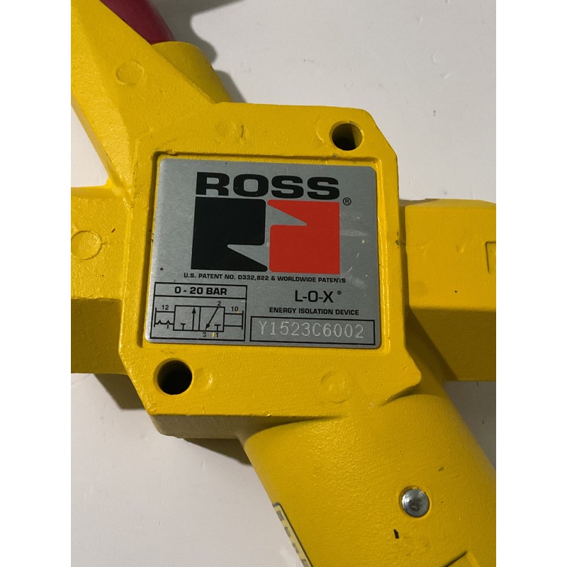 ROSS Y1523C6002 Manual Lockout L-O-X® Valve – Pneumatic Safety Valve ROSS Y1523C6002 Manual Lockout L-O-X® Valve – Pneumatic Safety Valve