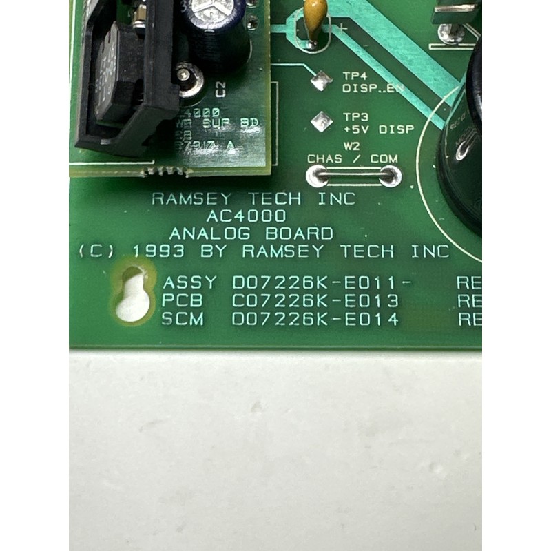 Ramsey Tech AC4000 Analog Board - Precision Signal Processing for Checkweigher Systems Ramsey Tech AC4000 Analog Board - Precision Signal Processing for Checkweigher Systems
