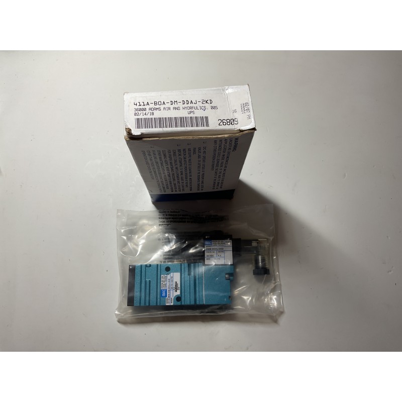 MAC 411A-BOA-DM-DDAJ-2KD Solenoid Valve – 400 Series 4-Way Valve MAC 411A-BOA-DM-DDAJ-2KD Solenoid Valve – 400 Series 4-Way Valve