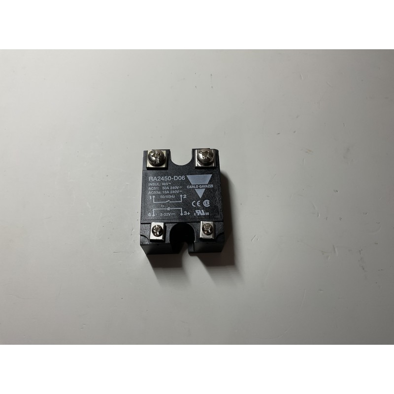 Carlo Gavazzi RA2450-D06 Solid-State Relay – 50A, 24-280VAC Carlo Gavazzi RA2450-D06 Solid-State Relay – 50A, 24-280VAC