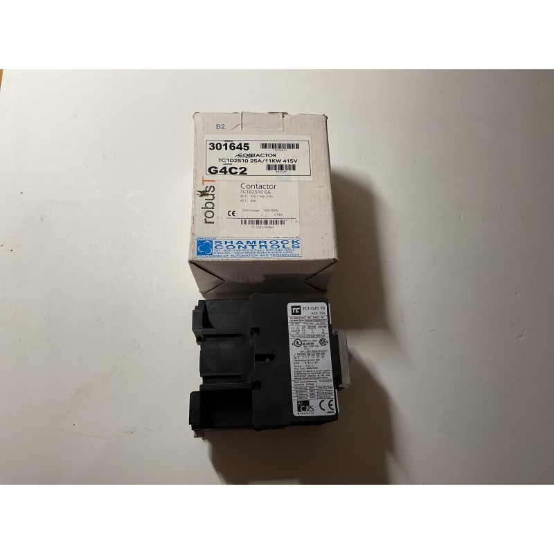 TC1-D25.10 Electrical Contactor – 25A 3-Pole AC Contactor TC1-D25.10 Electrical Contactor – 25A 3-Pole AC Contactor