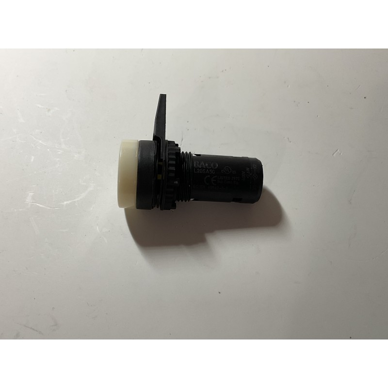 BACO L20SA50 White Pilot Light Head – 22 mm Cutout BACO L20SA50 White Pilot Light Head – 22 mm Cutout