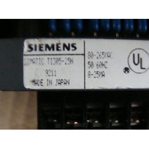 SIEMENS TI-305-25N INPUT MODULE 115VAC W/REMOVABLE TERM BLOCK 16