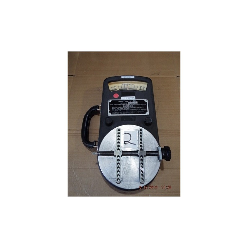 SPRING TORQUE TESTER 25-9852 MRA SPRING TORQUE TESTER 25-9852 MRA