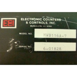 ELECTRONIC COUNTERS & CONTROLS MICROWIZ MWB116A-7
