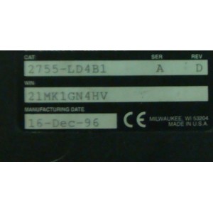 ALLEN BRADLEY HIGH DENSITY SCANNER 2755-LD4B1