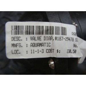 AQUA MATIC VALVE DIAP 187-29478