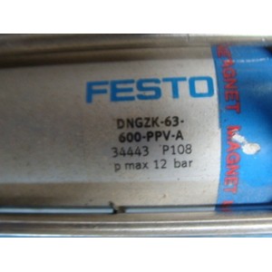 FESTO DNGZK-63-600-PPV-A Rodless Air Cylinder