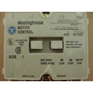 WESTINGHOUSE A200M1CAC 505C806G01