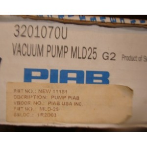 PIAB VACUUM PUMP MLD-25