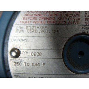 UNITED ELECTRIC E121-8BS TEMPERATURE CONTROL 350