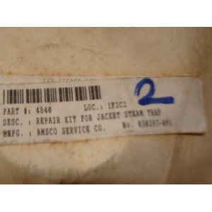 AMSCO SERVICE KIT REPAIR FOR KIT JACKET STEAM TRAP 030397-091
