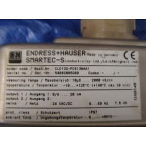 ENDRESS HAUSER CONDUCTIVITY SYSTEM CLD132-PCS138AA1 