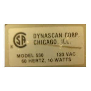BK PRECISION 530 SEMI CONDUCTOR TESTER