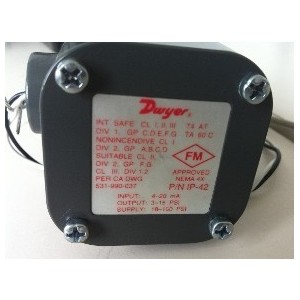 DWYER IP-42 PRESSURE TRANSDUCER 4-20MA 18-100PSI SUPPLY 