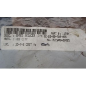 HUB CITY SPEED REDUCER 02-20-00-408-005