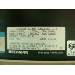 BECKMAN CHROMLINK ANALOG 202 852-010 SERIE 1472 