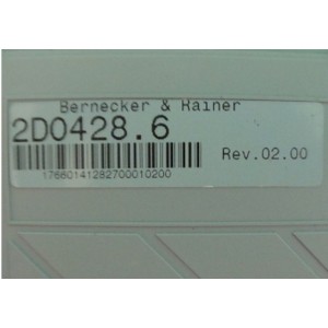BERNECKER & RAINER 2D0428.6