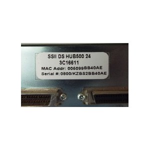 ETHERNET SSII DS HUB500 24 3C16611