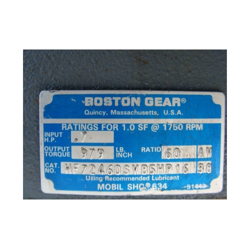 BOSTON GEAR HF7246DSVB5HP16 BOSTON GEAR HF7246DSVB5HP16