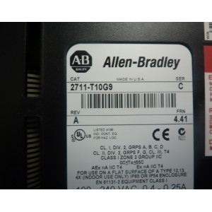 ALLEN BRADLEY PANEL VIEW 1000 2711-T10G9