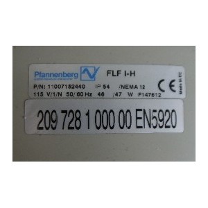 PFANNENBERG FLF I-H