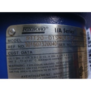 FOXBORO RTT20-D1SNQFA-L3M1 Temperature Transmitter