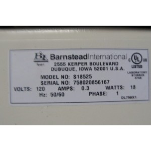 NUOVA THERMOLYNE BARNSTEAD INTERNATIONAL S18525