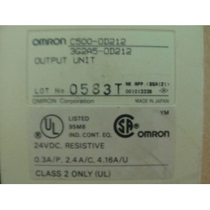 OMRON C500-OD212 OUTPUT UNIT 32X TRANSISTOR