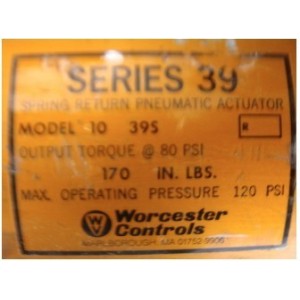 WORCESTER CONTROLS SERIES 39 10 39S