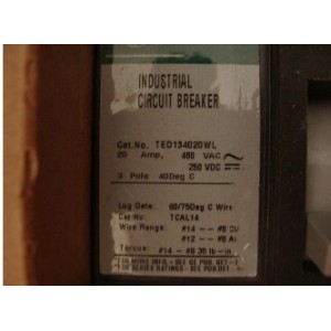 GE CIRCUIT BREAKER TED134020WL