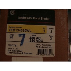 GE CIRCUIT BREAKER TED134020WL