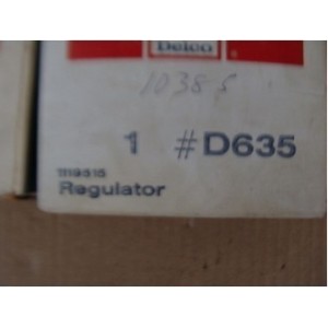 DELCO D635 REGULATOR