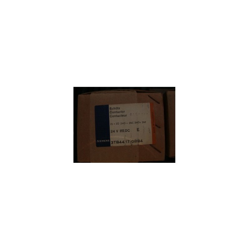 SIEMENS 3TB44 17-OBB4 CONTACTOR