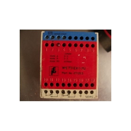 PEPPERL+FUCHS RELAY OUTPUT WE77/EX1-2U