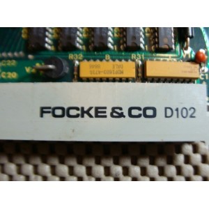 FOCKE & CO BOARD D102