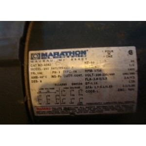 MARATHON ELECTRIC MOTOR DVJ56T17F53221