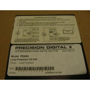PRECISION DIGITAL CONTROL PD680