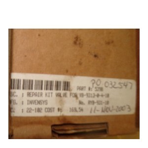 INVENSYS REPAIR KIT VALVE RYB-931-10